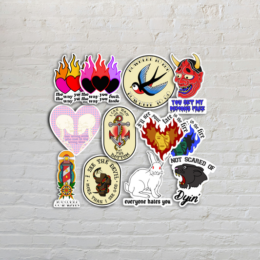 The Villain Sticker Bundle