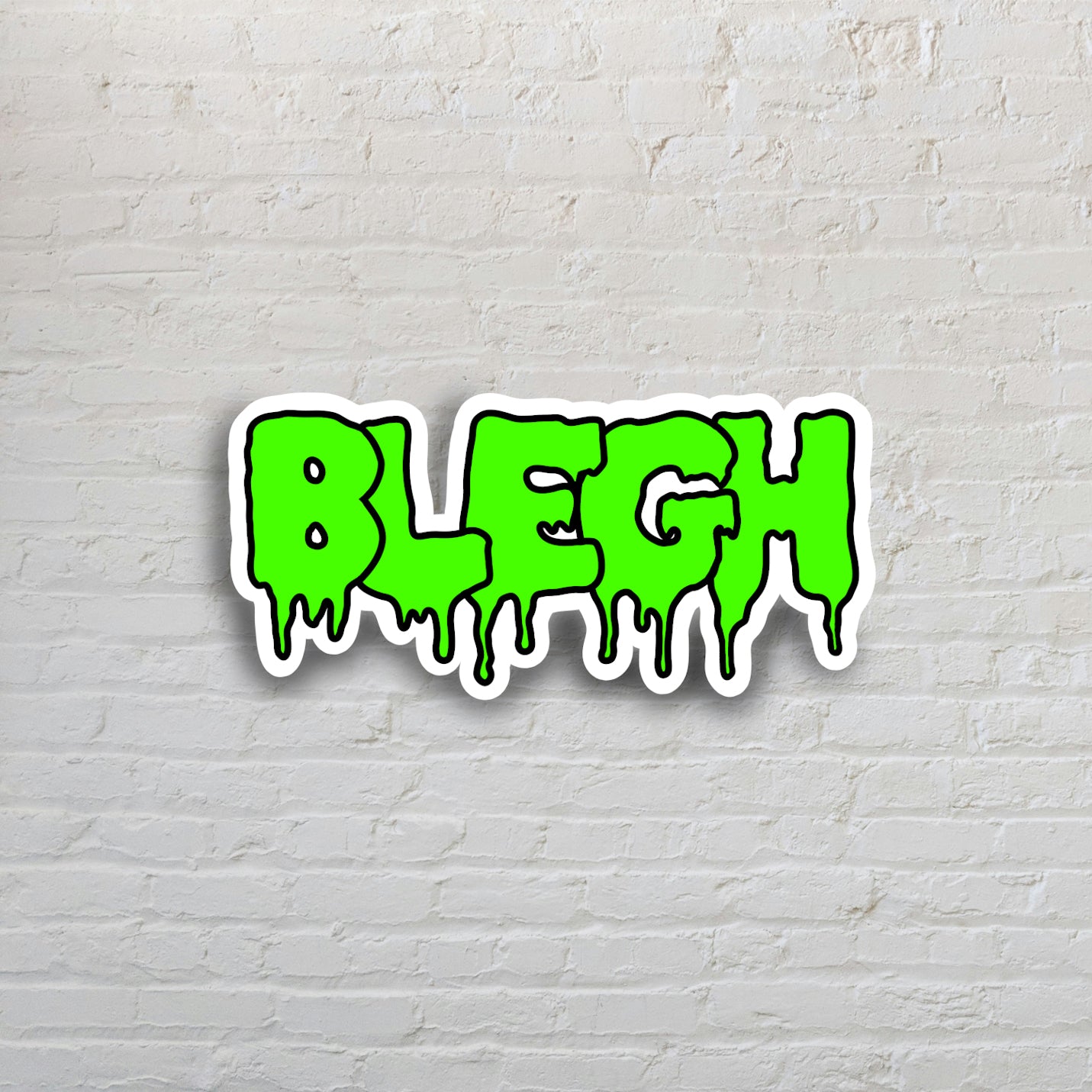 Blegh Sticker