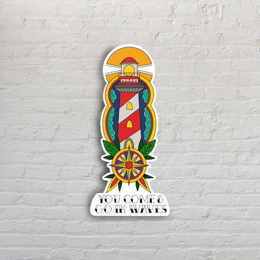 Waves Sticker