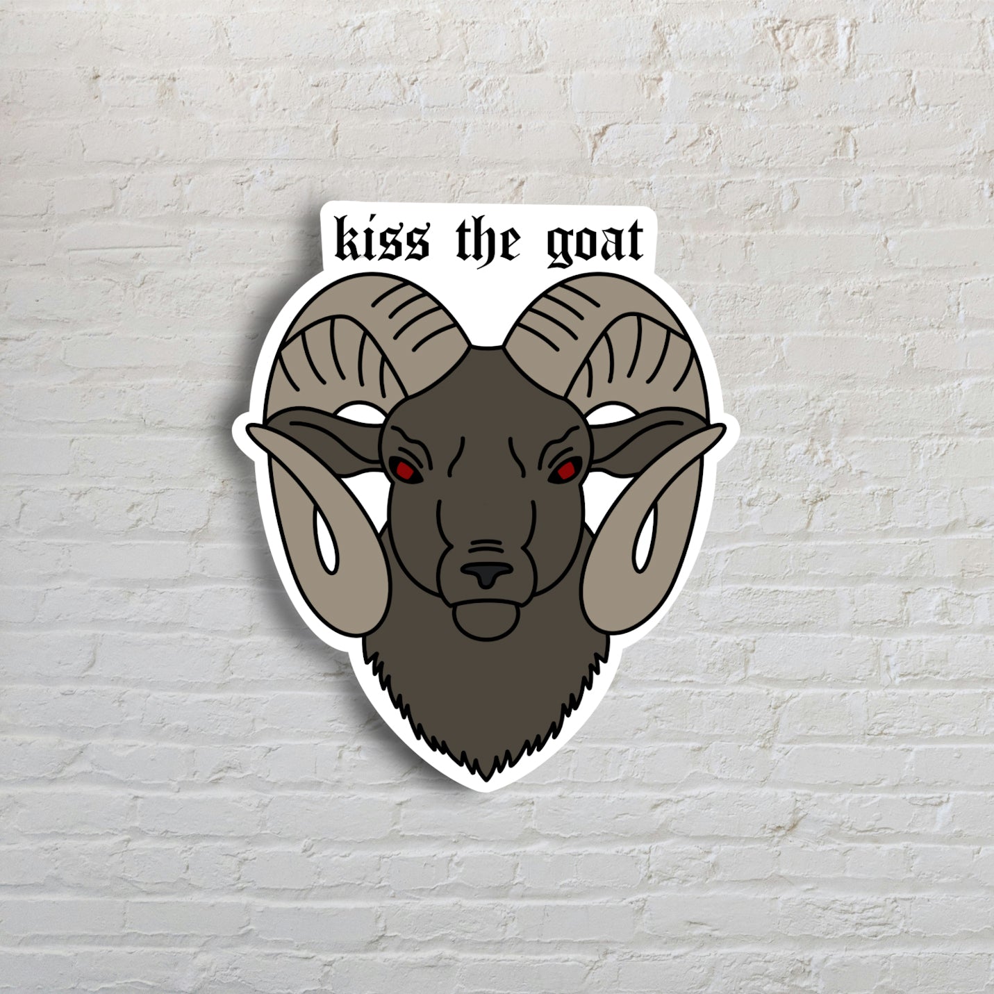 The Goat Sticker