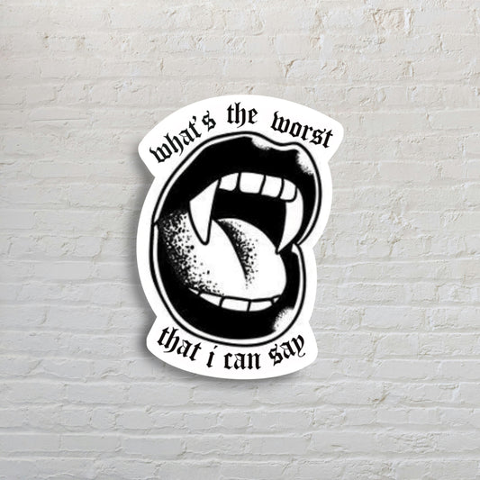The Worst Sticker
