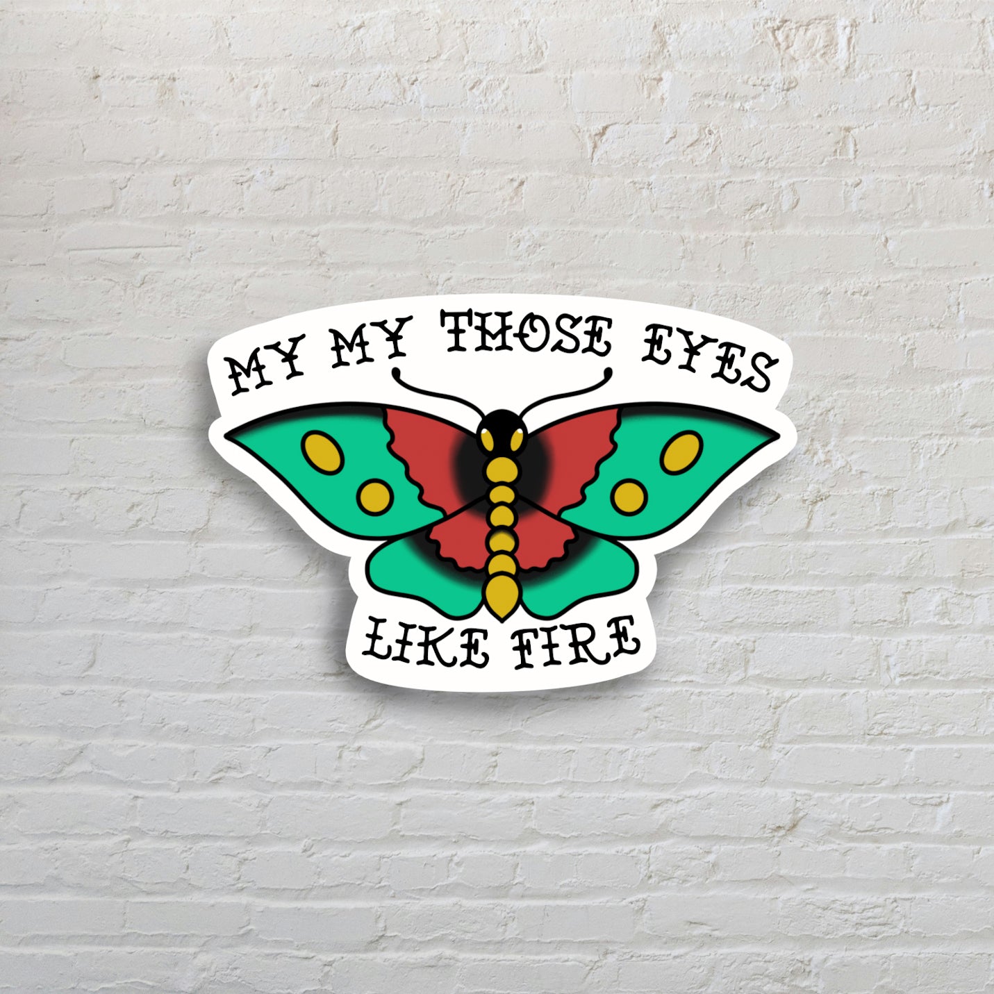 Those Eyes Sticker