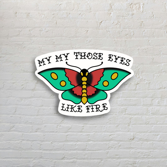 Those Eyes Sticker